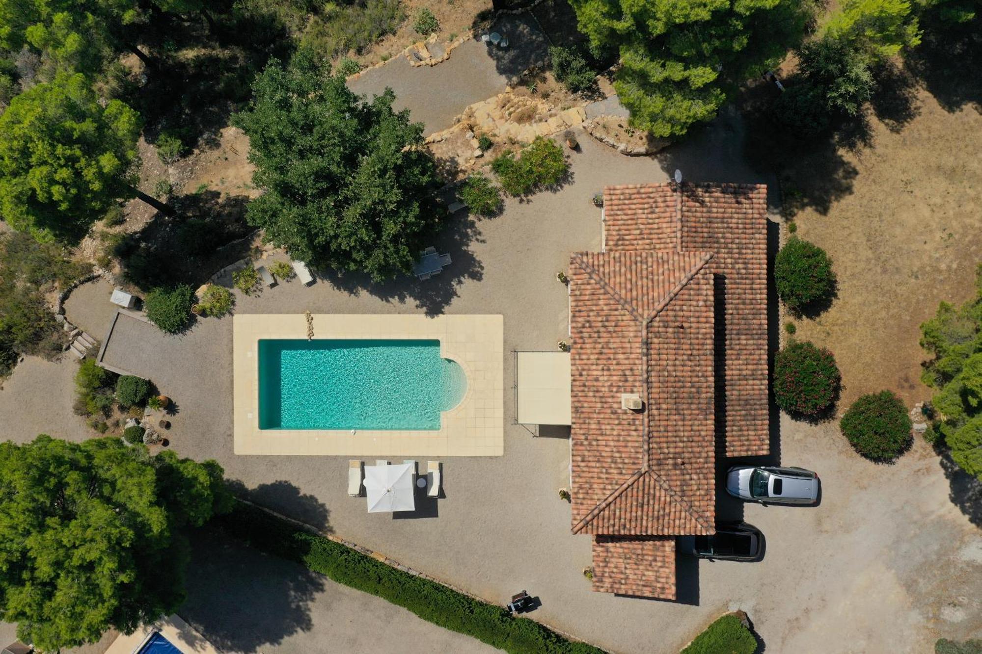 Villa "Le Sortilege" Vue Panoramique Et Piscine トゥルトゥール エクステリア 写真