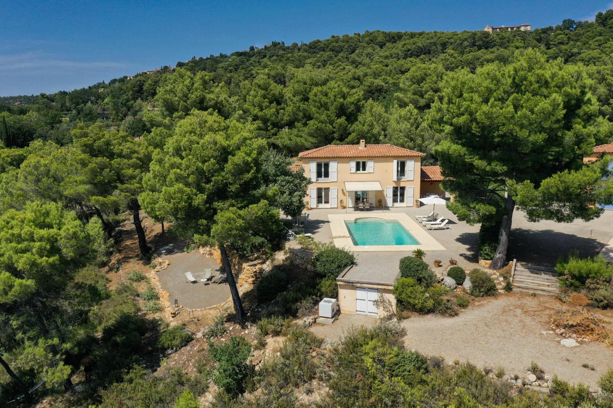 Villa "Le Sortilege" Vue Panoramique Et Piscine トゥルトゥール エクステリア 写真