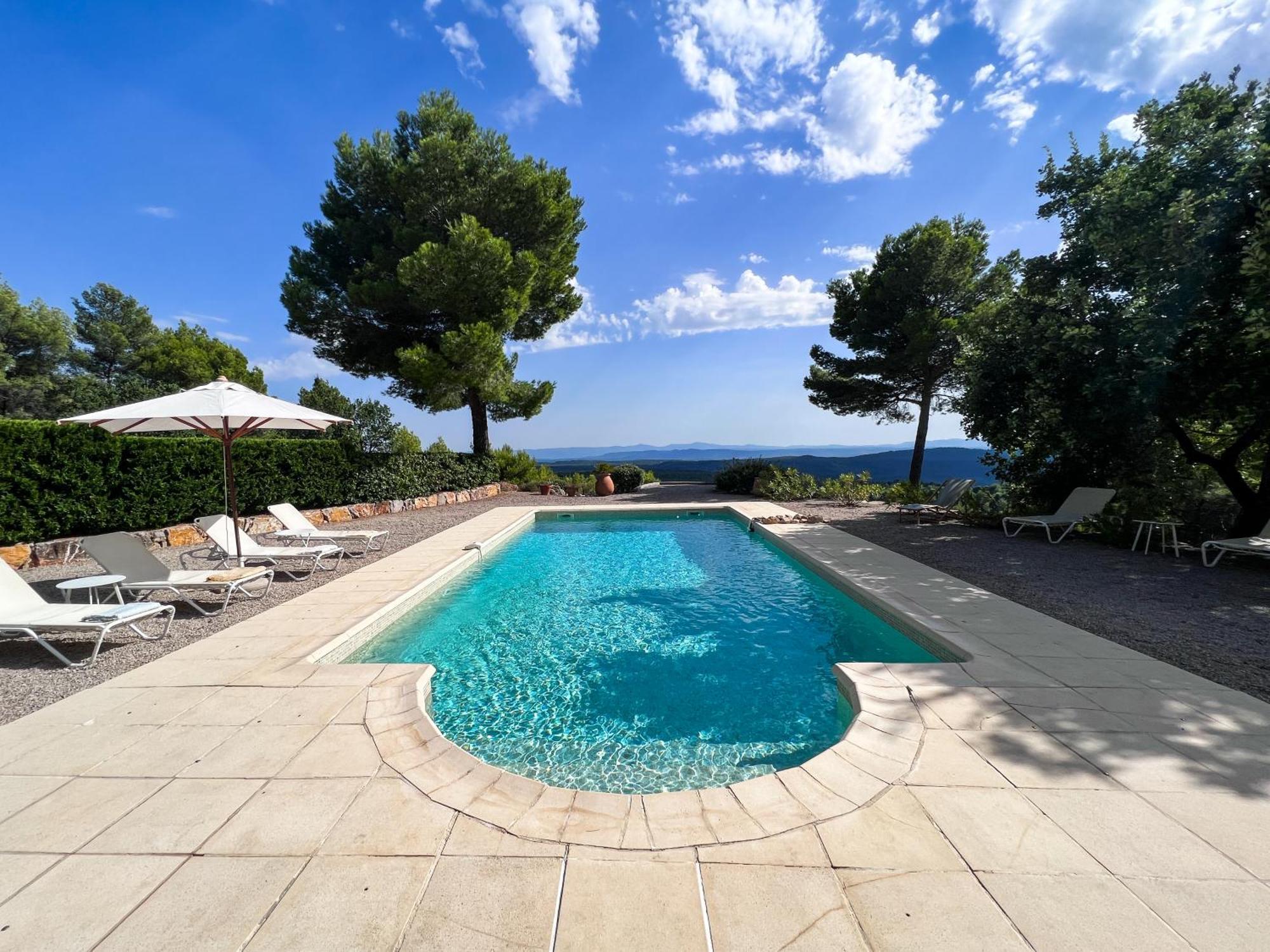Villa "Le Sortilege" Vue Panoramique Et Piscine トゥルトゥール エクステリア 写真